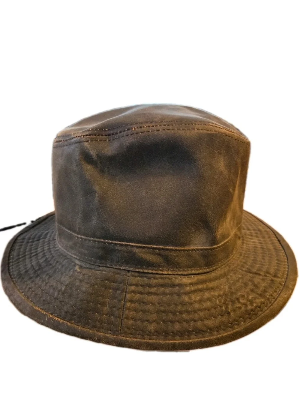 Mossy Oaks Hat Waxed Cotton Bucket Safari Travelers L/XL Grunge